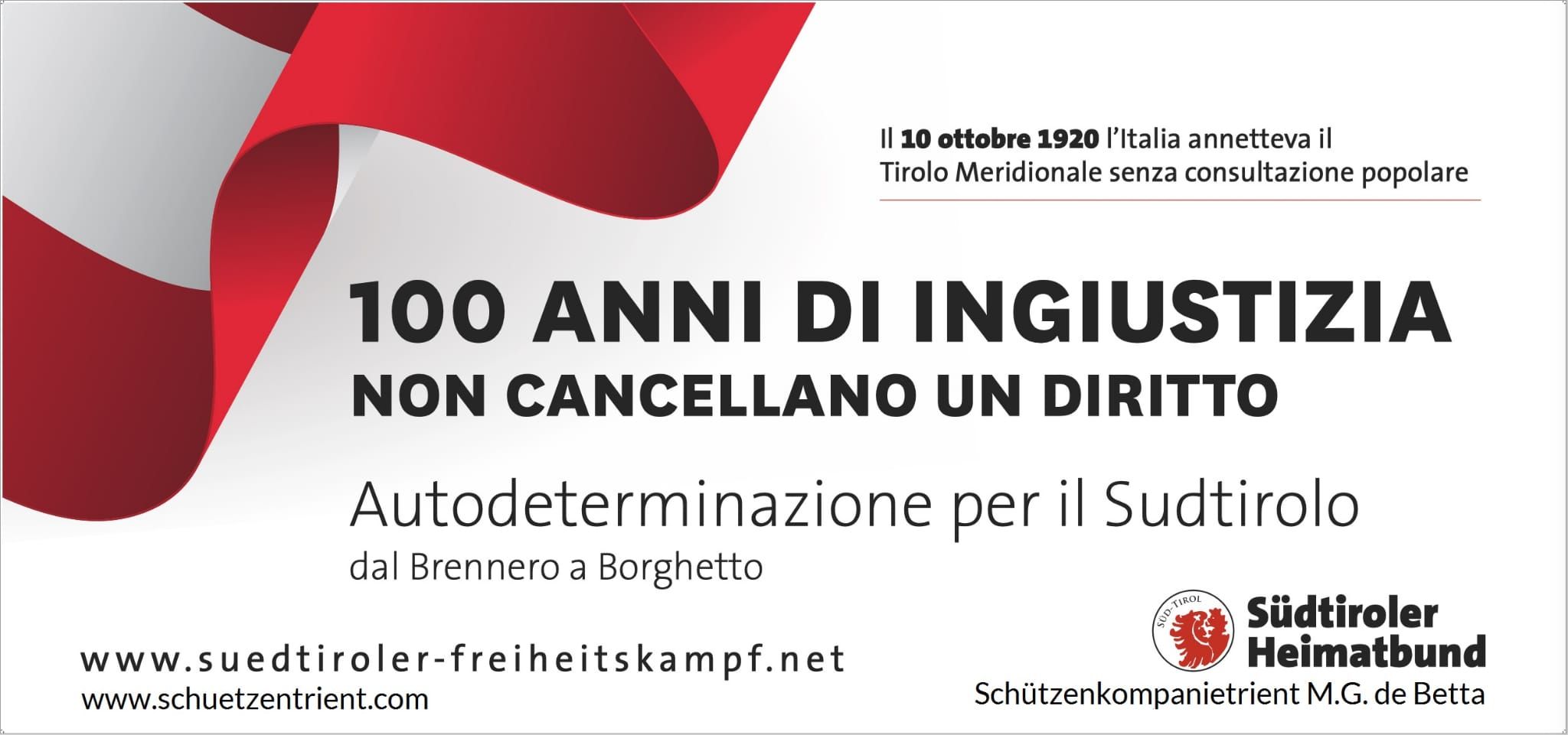 100 anni dall'annessione all'Italia